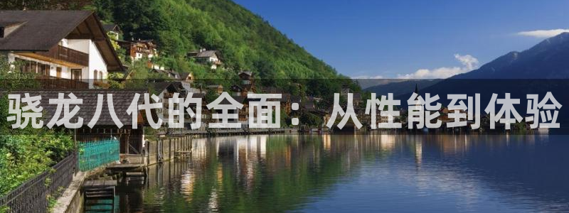k8凯发是大平台吗：骁龙八代的全面：从性能到体验
