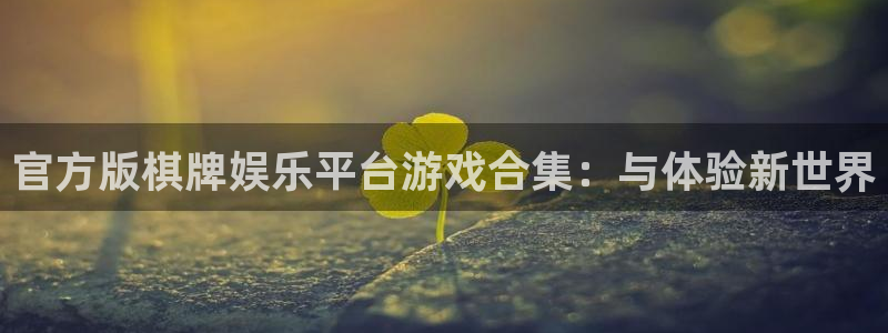 凯发电气行情：官方版棋牌娱乐平台游戏合集：与体验新世界