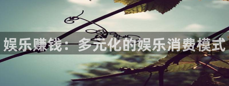 壹号app下载苹果：娱乐赚钱：多元化的娱乐消费模式